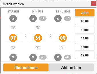 Wisch dich zur Uhrzeit: Ein Time-Picker für VB6